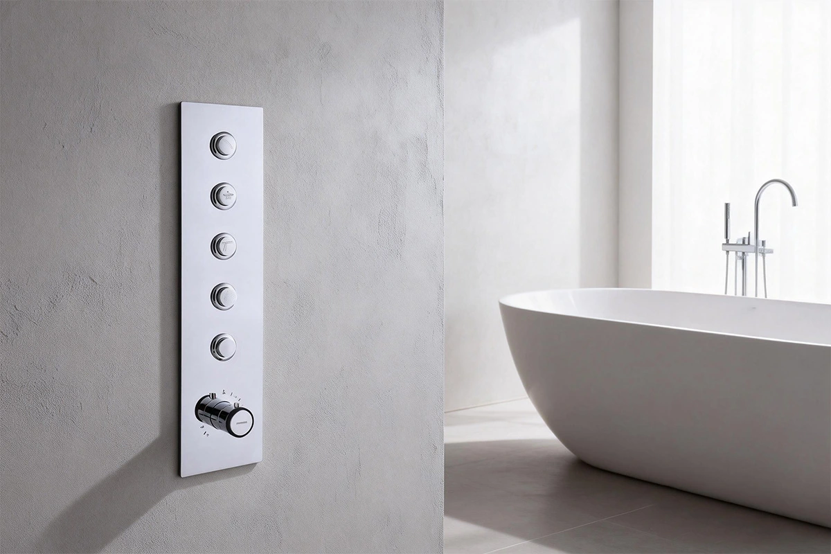 Five Functions Thermostatic Shower MixerValve