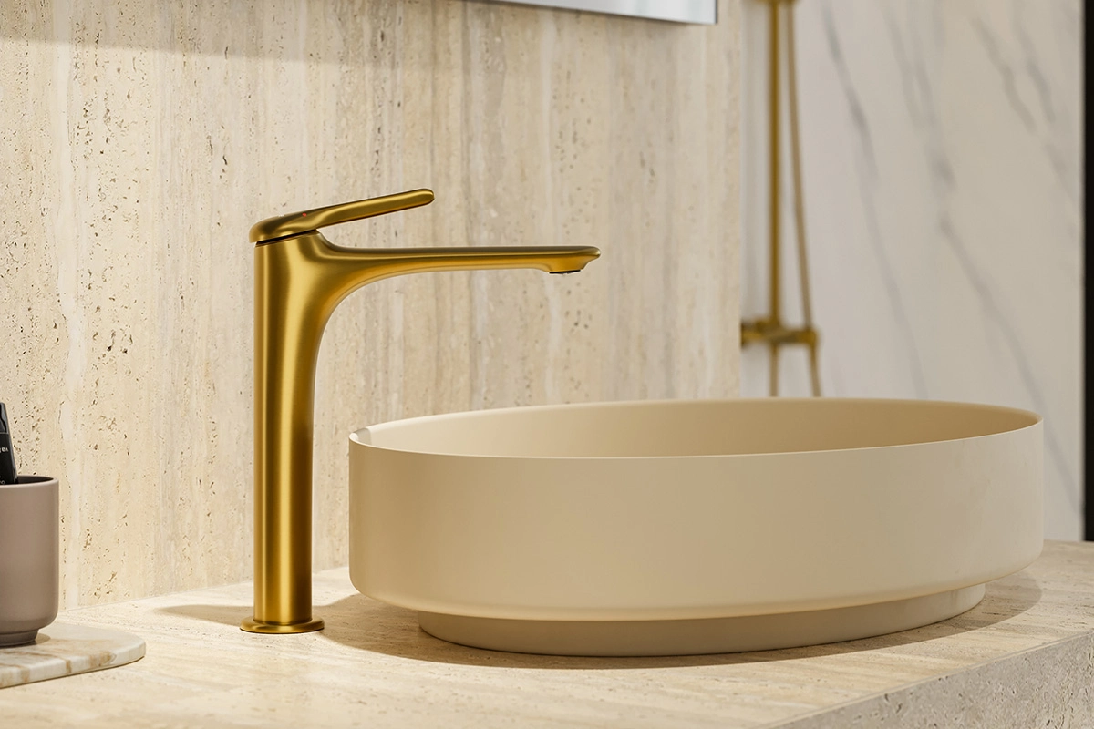 ALBA series single-lever basin mixer w o waste