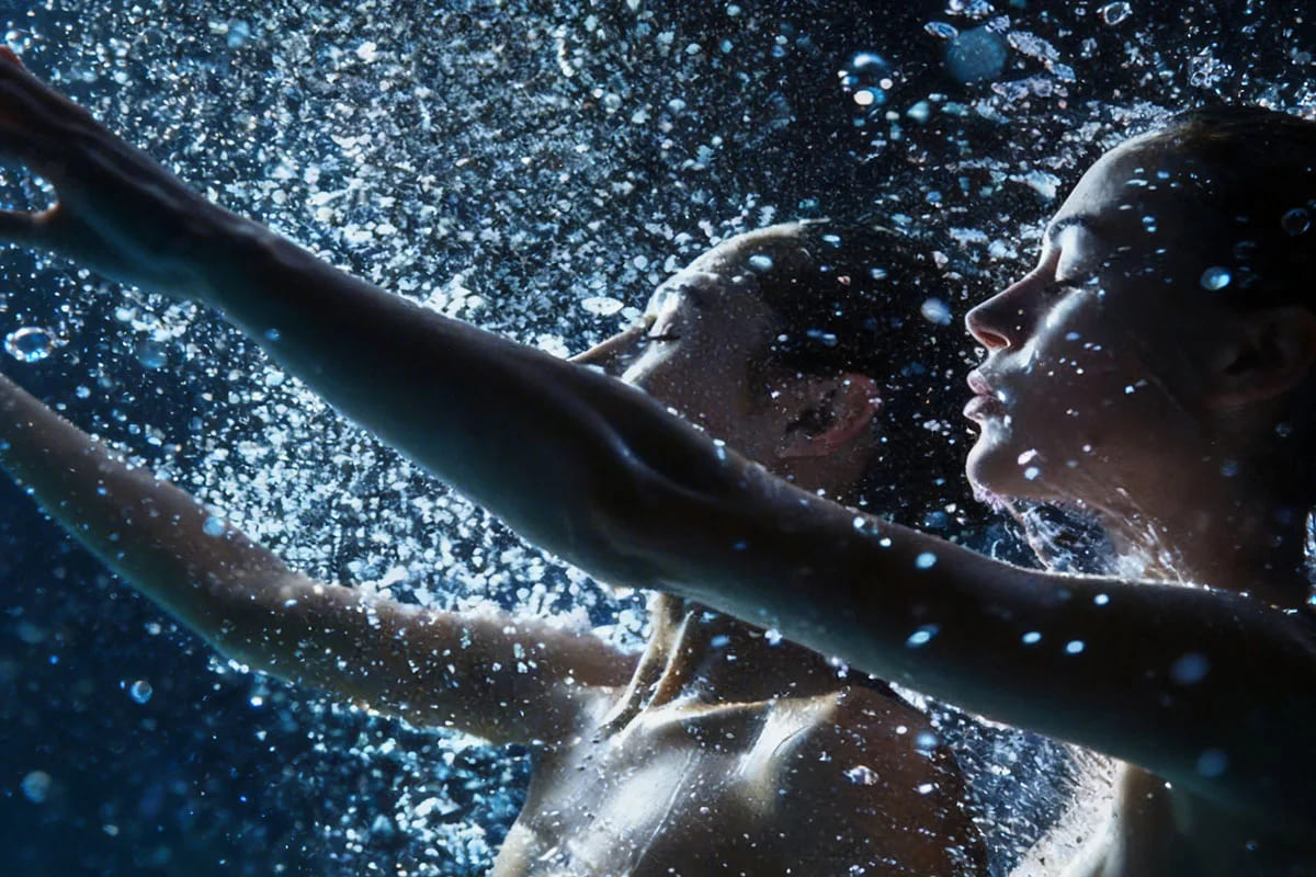 women relaxing in water bath spa